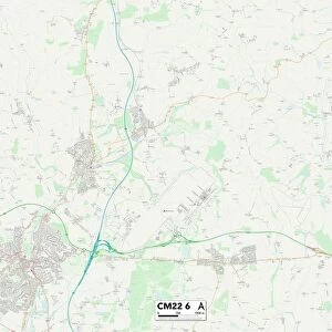 East Hertfordshire CM22 6 Map