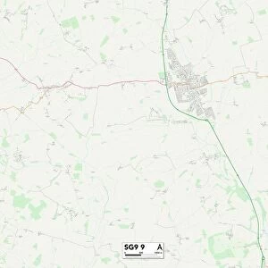 East Hertfordshire SG9 9 Map