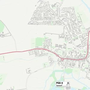 East Northamptonshire PE8 4 Map