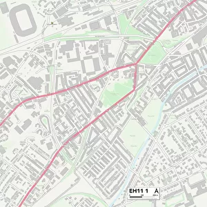 Edinburgh EH11 1 Map