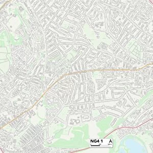 Gedling NG4 1 Map
