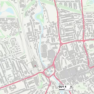 Guildford GU1 4 Map