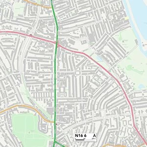 Hackney N16 6 Map