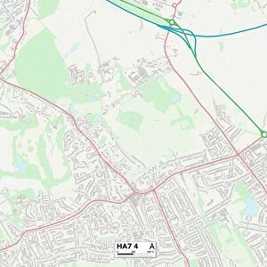 Harrow HA7 4 Map