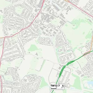 Hounslow TW13 7 Map