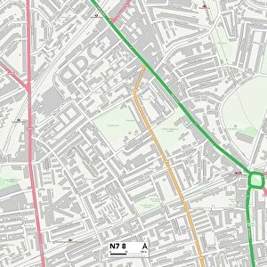 Islington N7 8 Map