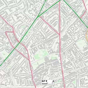 Islington N7 9 Map