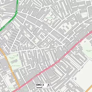 Kensington and Chelsea SW3 3 Map