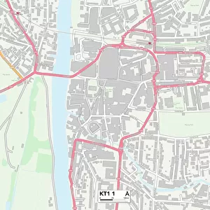 Kingston upon Thames KT1 1 Map