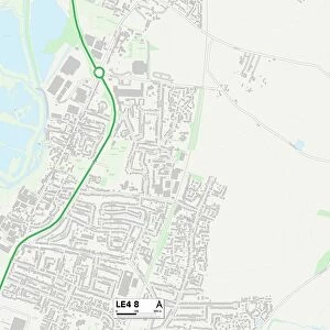 Leicester LE4 8 Map