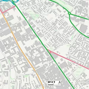 Manchester M13 9 Map
