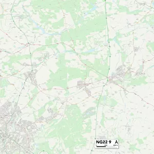 Newark and Sherwood NG22 9 Map