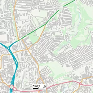 Newcastle NE2 1 Map
