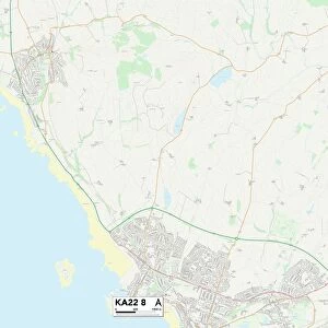 North Ayrshire KA22 8 Map