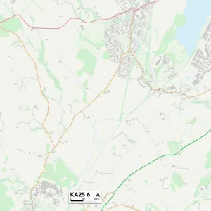 Postcode Sector Maps Wooden Jigsaw Puzzle Collection: KA - Kilmarnock