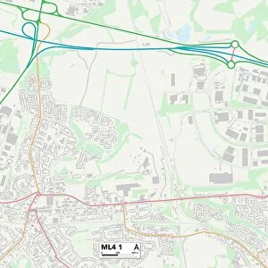 North Lanarkshire ML4 1 Map