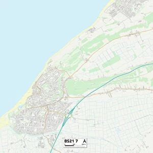 North Somerset BS21 7 Map