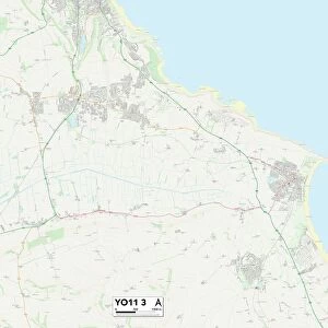 North Yorkshire YO11 3 Map