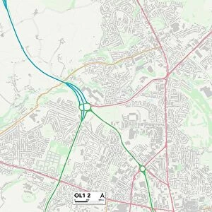 Oldham OL1 2 Map