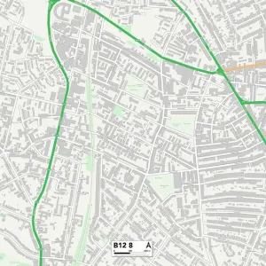 Birmingham B12 8 Print Map Sector Birmingham B12 8 Print Map Sector