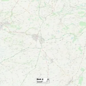 Mendip BA4 4 Map Mendip BA4 4 Map