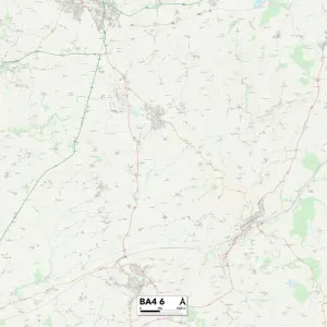 Mendip BA4 6 Map Mendip BA4 6 Map