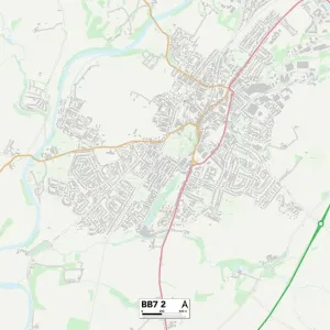 Ribble Valley BB7 2 Print Map Sector Ribble Valley BB7 2 Print Map Sector