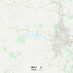 Rossendale BB4 4 Print Map Sector Rossendale BB4 4 Print Map Sector