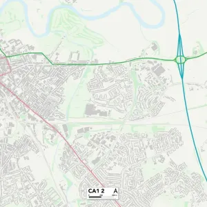 Carlisle CA1 2 Print Map Sector Carlisle CA1 2 Print Map Sector