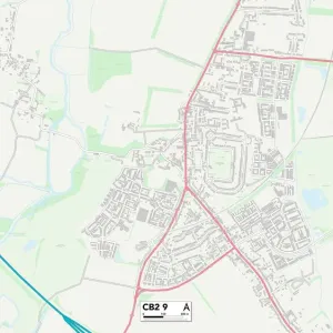 Cambridge CB2 9 Print Map Sector Cambridge CB2 9 Print Map Sector