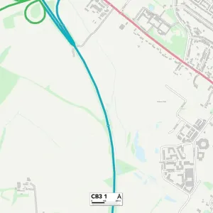 Cambridge CB3 1 Print Map Sector Cambridge CB3 1 Print Map Sector