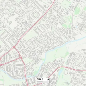 Cambridge CB4 1 Print Map Sector Cambridge CB4 1 Print Map Sector
