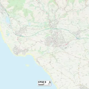 Bridgend CF32 0 Print Map Postcode Sector Bridgend CF32 0 Print Map Postcode Sector