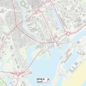 Cardiff CF10 5 Print Map Sector Cardiff CF10 5 Print Map Sector