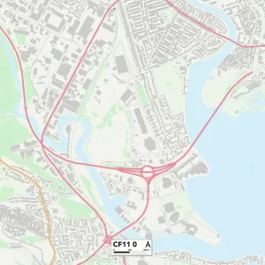 Cardiff CF11 0 Map