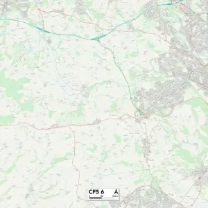 Cardiff CF5 6 Map
