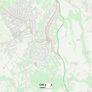 Croydon CR3 6 Postcode Sector Print Map Croydon CR3 6 Postcode Sector Print Map