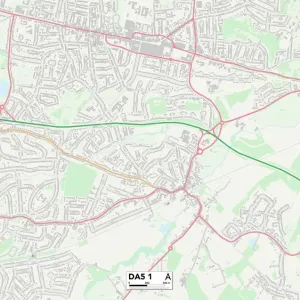 Bexley DA5 1 Print Map Sector Bexley DA5 1 Print Map Sector