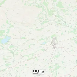 Angus DD8 5 Print Map Sector