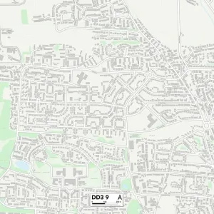 Dundee DD3 9 Print Map Sector