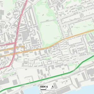 Dundee DD4 6 Print Map Sector Guide