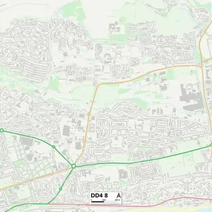 Dundee DD4 8 Print Map Sector