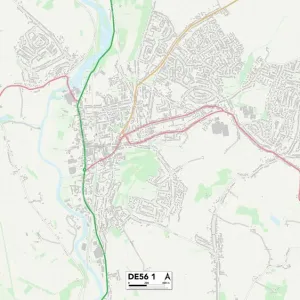 Amber Valley DE56 1 Print Map Amber Valley DE56 1 Print Map