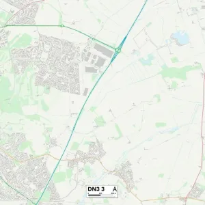 Doncaster DN3 3 Postcode Sector Map Print Doncaster DN3 3 Postcode Sector Map Print