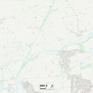 Doncaster DN7 5 Postcode Sector Map Print Doncaster DN7 5 Postcode Sector Map Print
