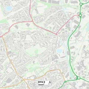 Dudley DY4 0 Postcode Sector Print Map Dudley DY4 0 Postcode Sector Print Map