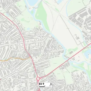 Hackney E5 9 Print Map