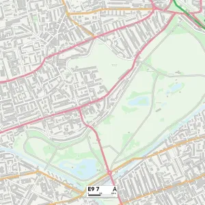 Hackney E9 7 Print Map Sector