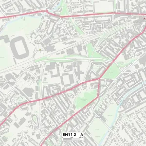 Edinburgh EH11 2 Print Map Sector