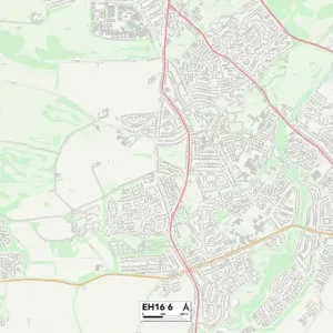 Edinburgh EH16 6 Print Map Sector Guide
